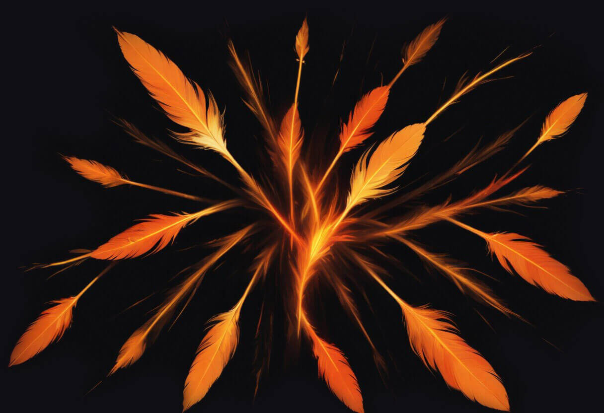 becomes a flame