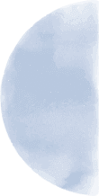 Blue half circle