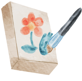 Painting on canvas
